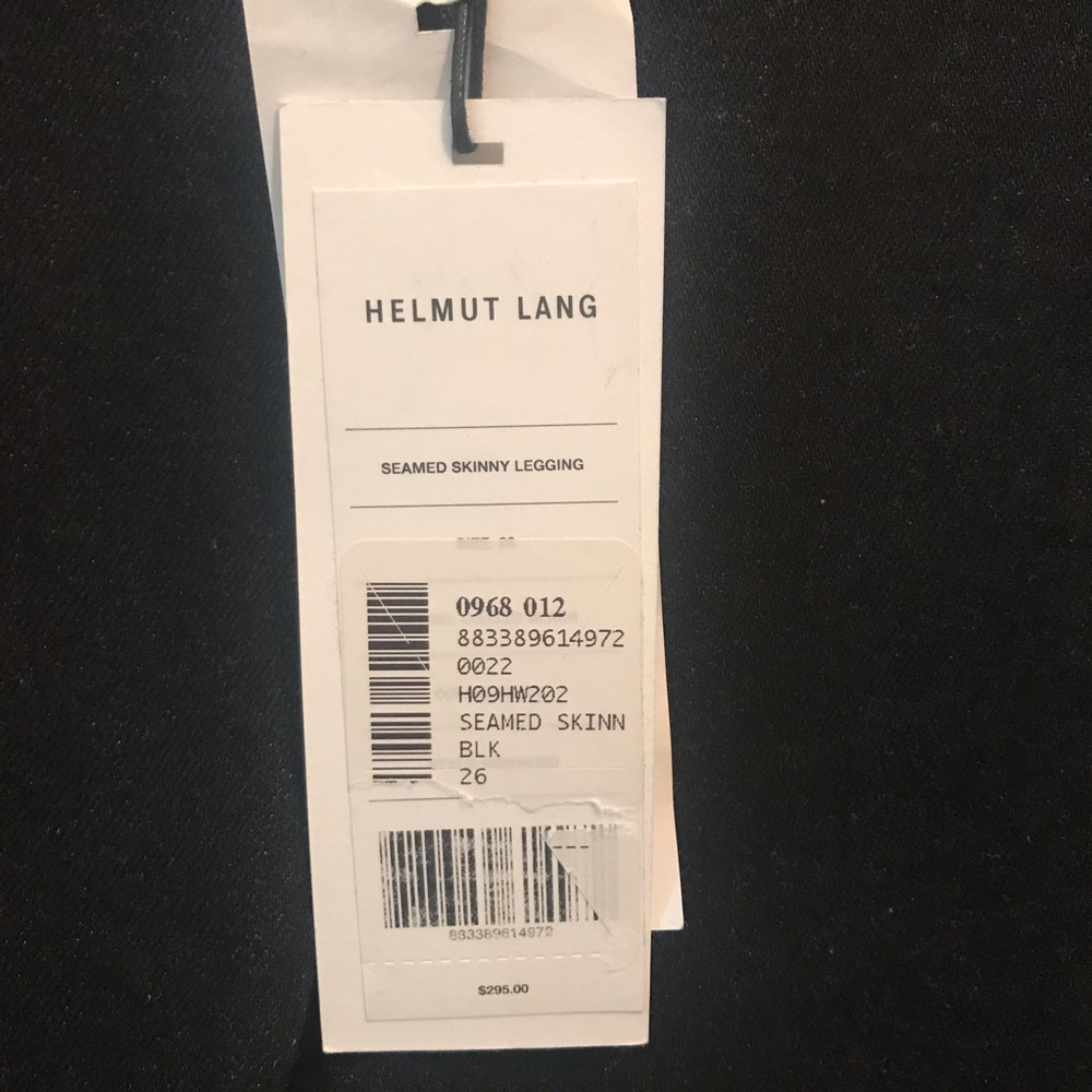 Helmut Lang skinny seamed  jean leggings 26 - Picture 4 of 6